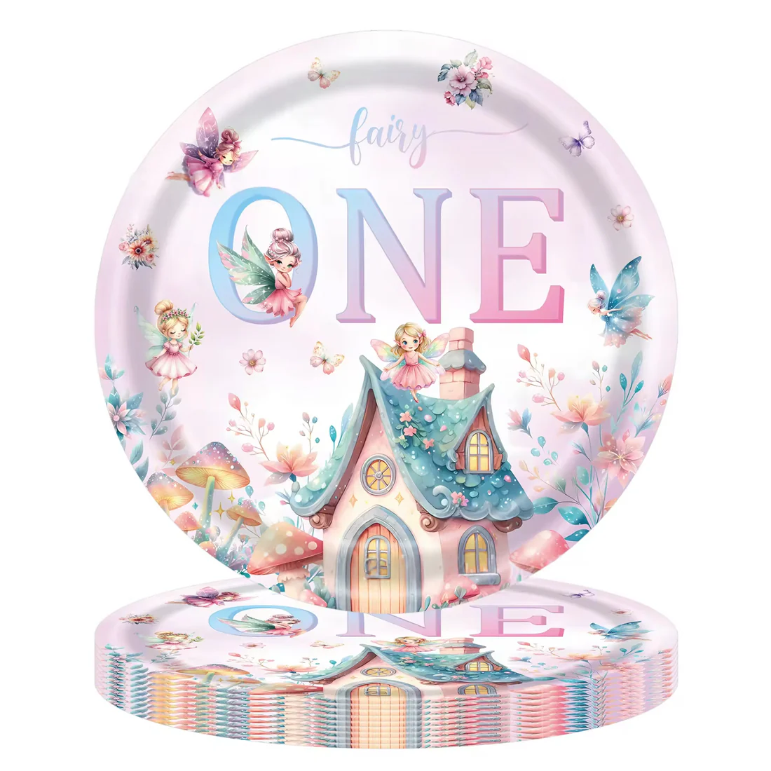 First Birthday Party Paper Plates